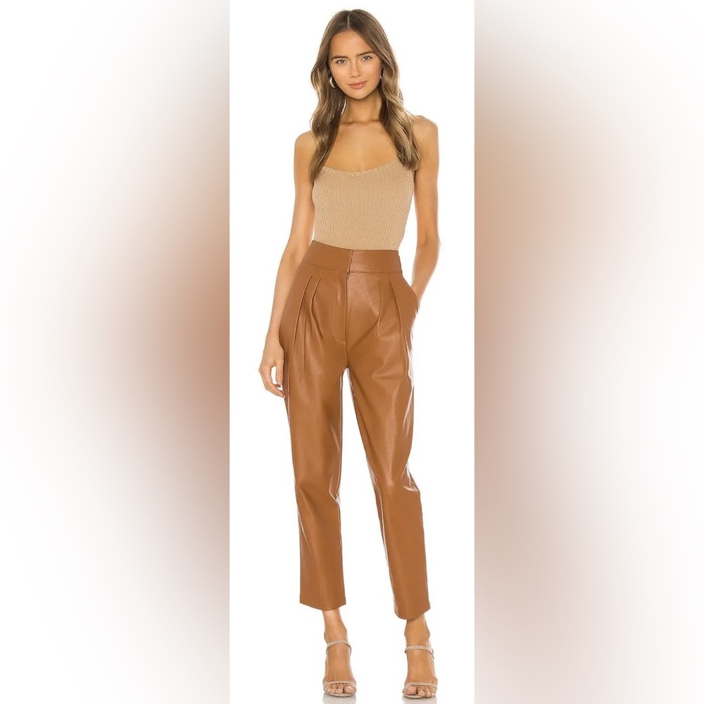 Ronny Kobo Rosa Pant Cognac size medium NWOT